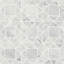 Monet 11.75 in. x 11.75 in. Grid Honed Marble Tile-69522794