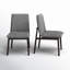 CHARLIE DINING CHAIR DARK GREY-SET OF TWO-1347157175