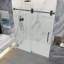 Porte de douche coulissante simple sans cadre avec verre transparent 3/8 po (10 mm) Opal Mirage MCOCOD l 52-54 "x H 76"-116323876