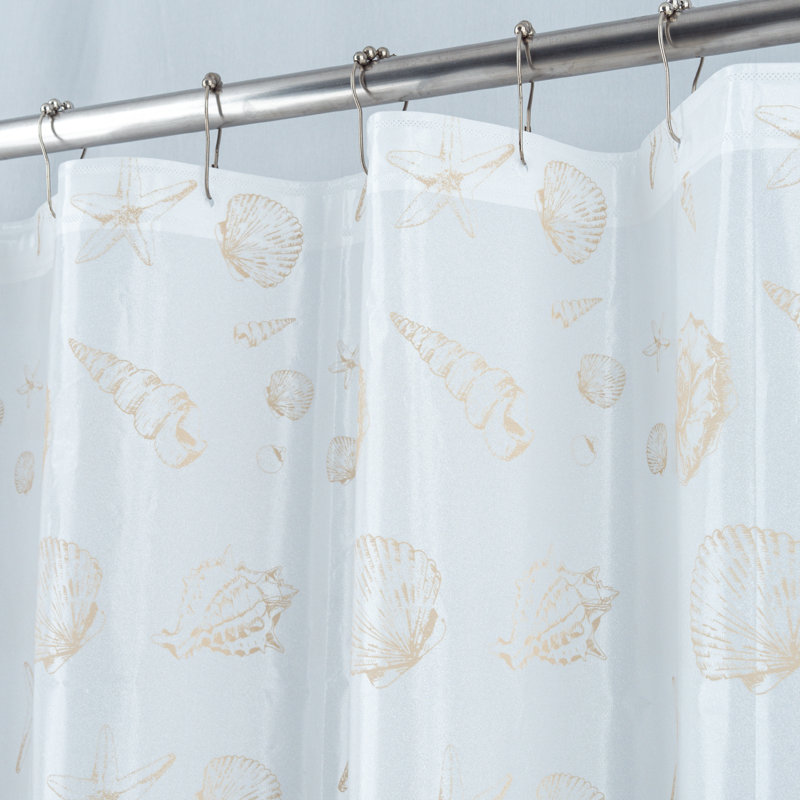 Rideau de douche imperméable Auke Peva, Tanné