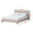 Gabby Upholstered Polyester, Queen Platform Bed, Beige, 62.6'' W X 84.8'' L X 33.46'' H-1489443183-1489443181