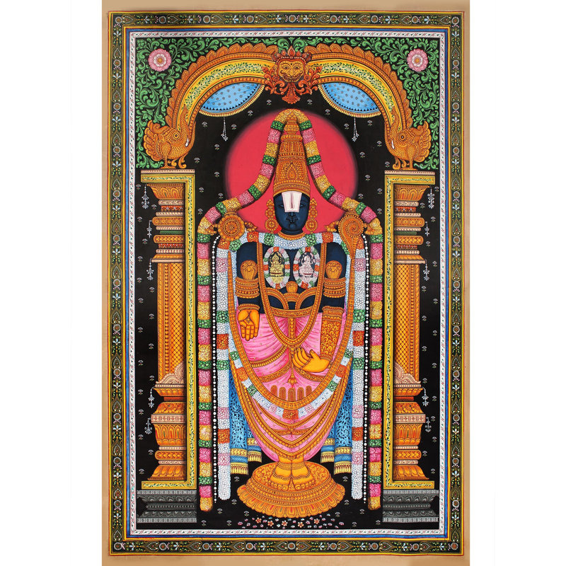Shri Venkateswara Balaji | Patta Painting | Odisha Art