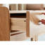 Buffet de rangement moderne en bois massif minimaliste
