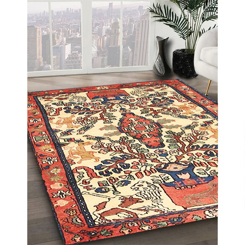 Coberly Oriental Indoor Rug, Round 7'