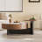 Cream-style walnut simple coffee table