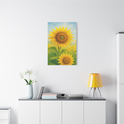 Aaroon Single Picture Frame Print on Canvas
