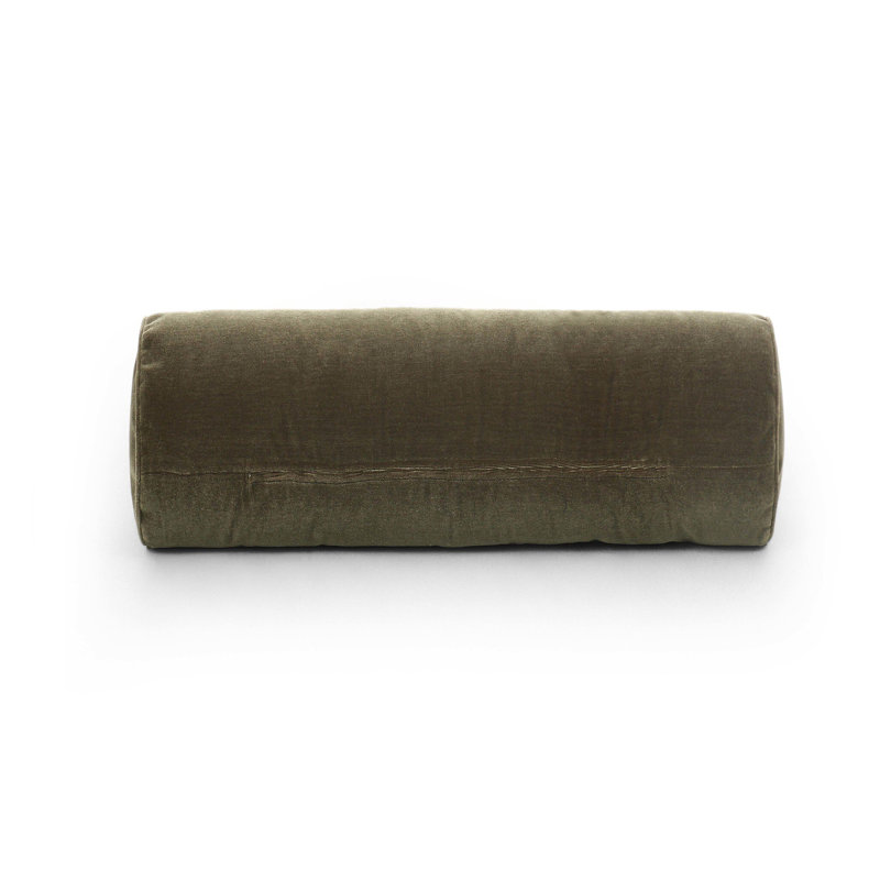 Bridger Bolster Pillow Cover & Insert, Monte Olive, 8"H x 20"W