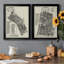 Quays of London III - ensemble de 2 impressions sur toile encadrées-1041971612-1041971613