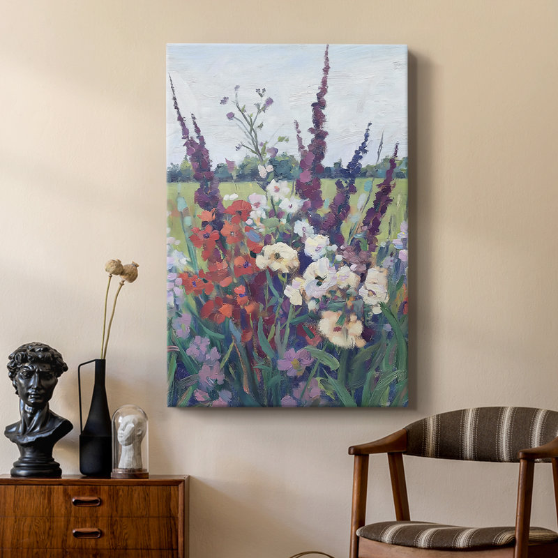 FLORAL Series DCXLIV -Custom Wrapped Gallery Cavas, 12" H x 8" W