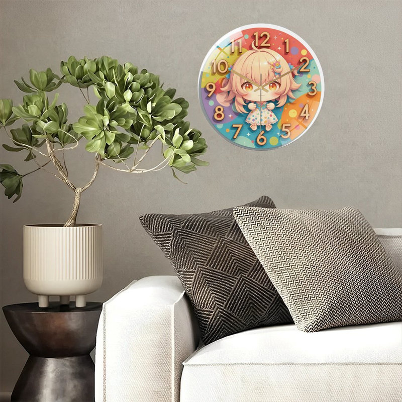 Horloge murale 12 po