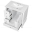 Freestanding vanity cabinet with ceramic basin-515965978