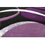 Tapis mauve / noir à motifs abstraits Mccampbell-40596126