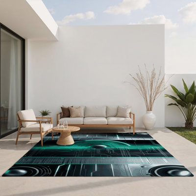 Tapis intérieur et extérieur Hypernova Burst