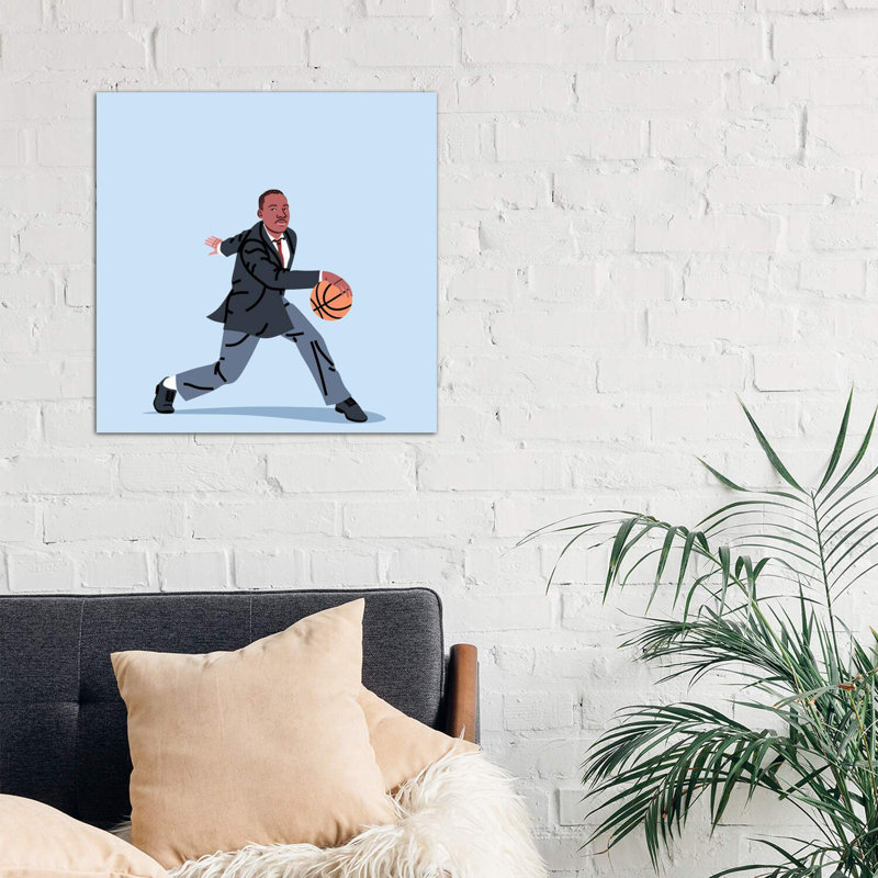 «Balling Martin» par Elad Shagrir - impression, H 26 po x l 26 po x P 1,5 po, Toile tendue