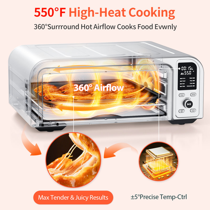 Grille-pain numérique 8 en 1 Beelicous Pro Oven