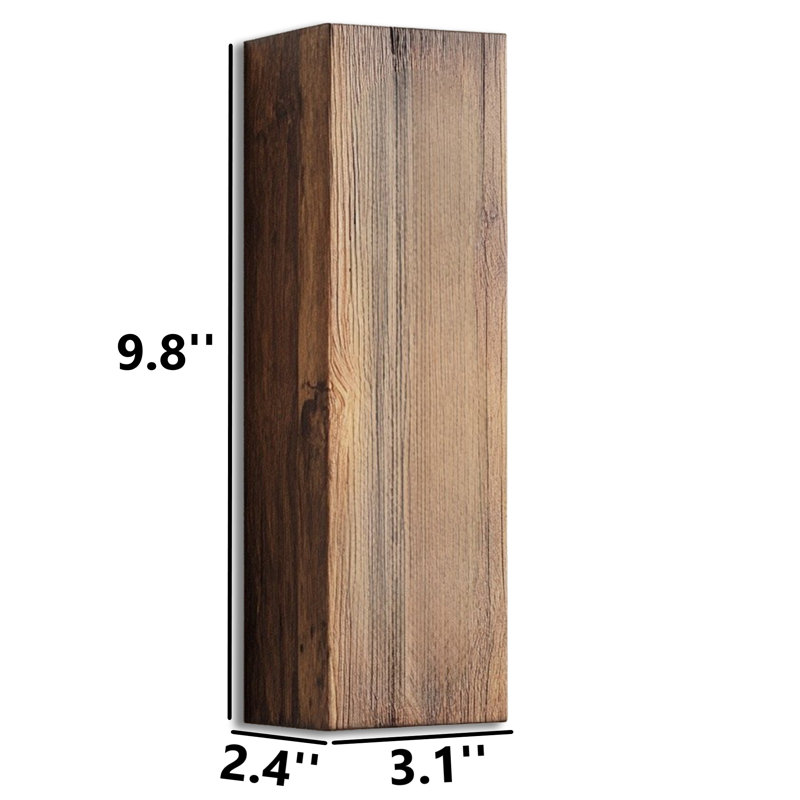 Ensemble de 2 tablettes murales en bois massif de 10 po pour plantes