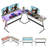 Abeyta L-Shaped Metal Base Computer Desk-513279251