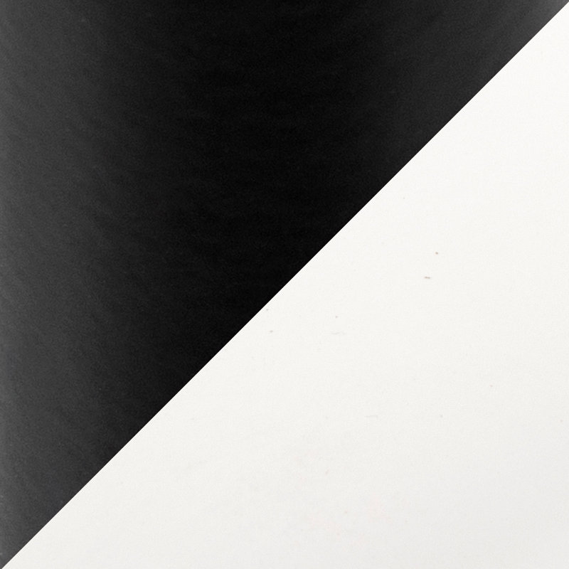 Banc en métal et similicuir, Blanc
