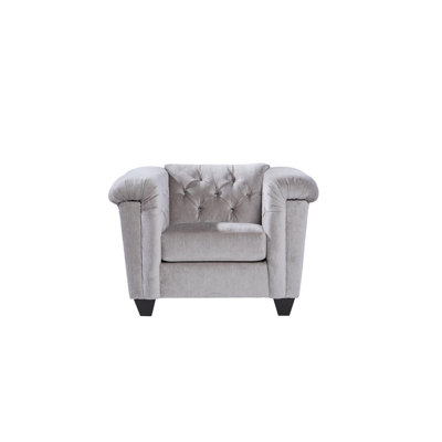 Fauteuil en polyester touffeté 47 po