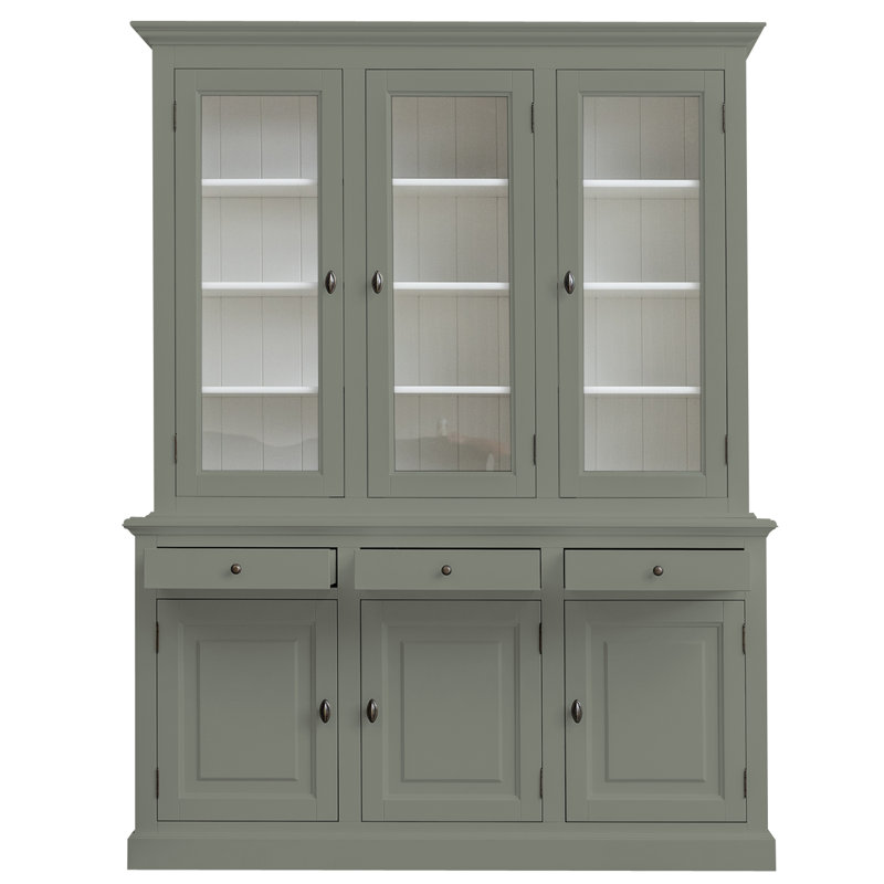 Berardina Display Cabinet, Concrete Grey