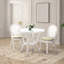 Chaise d'appoint Darle Denver Dining en rotin naturel tressé à la main avec coussin crème-1898239076-1880338422