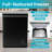 3.5 Cu. Ft Chest Freezer With Adjustable Temperature Controls With Hanging Baskets Electronic Control Top Door Open Freezer Energy Saving Quiet Operation For Dorm, Garage-119629165