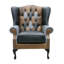 Upholstered Wingback Chair-1775290489