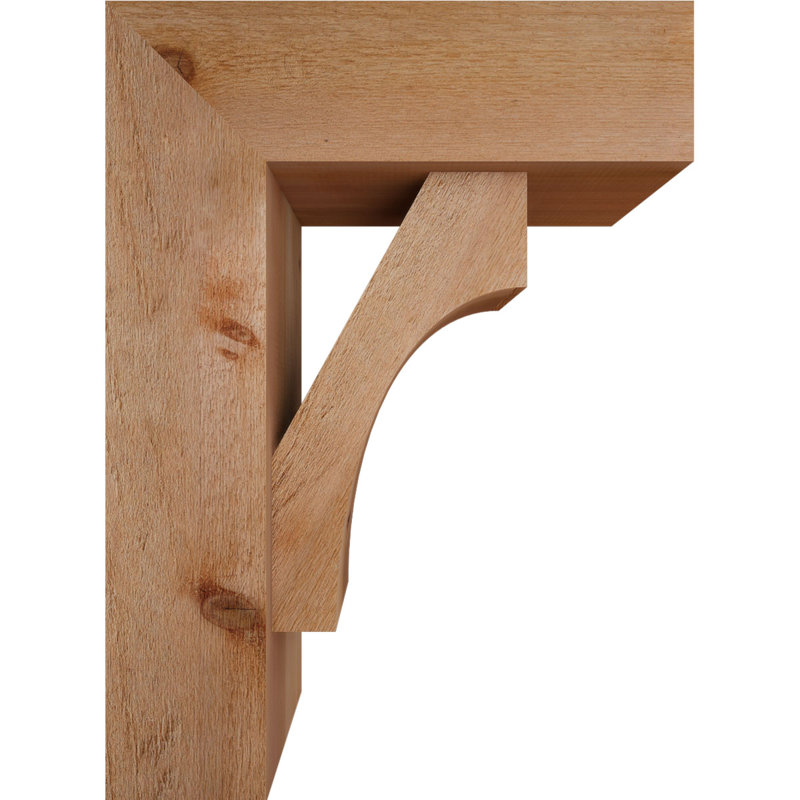 Support Westlake Block avec support décalé, 30 x 22, Cèdre rouge occidental de l 8 po (scié brut)