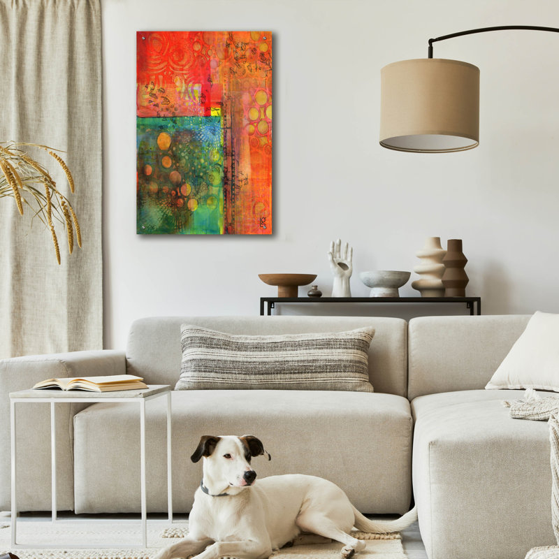  «Meet Me In Paris 2» par Laura Gibson, art mural en verre acrylique, 24 po x 36 po, H 36 po x l 24 po
