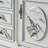 Painted classical decorative sideboard.