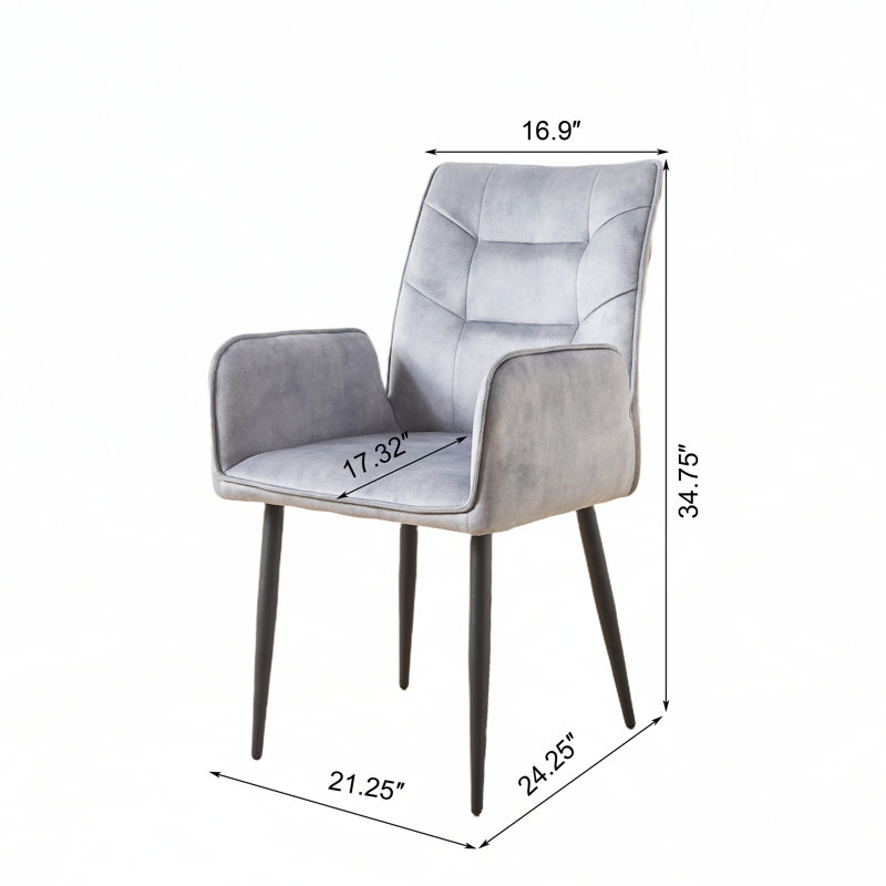 Chaises de salle à manger, Gris