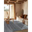 Hand Knotted Wool Area Rug in Gray