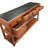 Rock plate top, solid wood kitchen island