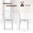 Costway Wood Dining Chair Set Of 2 With Rubber Wood Legs Curved Backrest For Kitchen-976471962