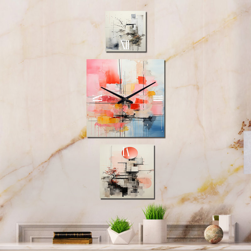 Mahith Metal Wall Clock