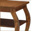 Walnut 2-shelf End Table-1997065413