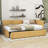 Twin Size 2 Drawers Upholstered Daybed-1118087026