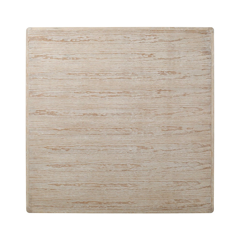 Peking Ming Solid Wood Coffee Table, 16" H x 50" L x 50" W, White