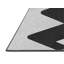 Tapis noir/gris à motifs Hoy-1192301498