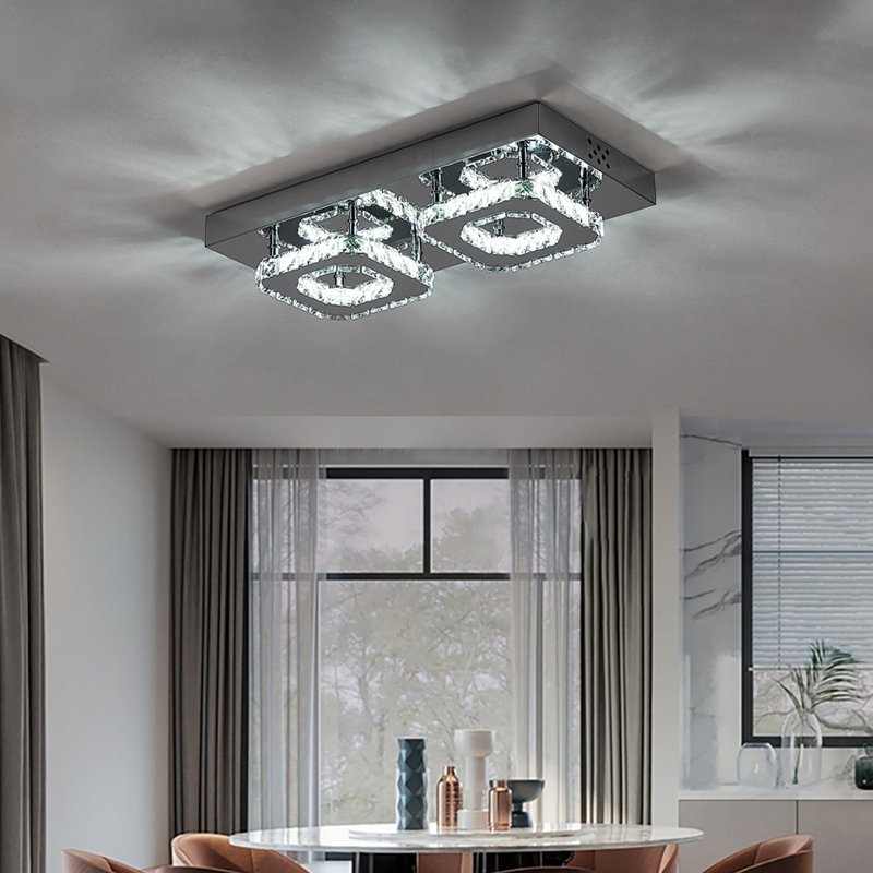 Madisen Glass LED Flush Mount