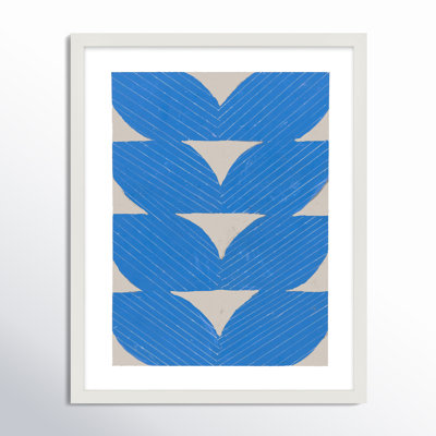 Blue Chevron by Andrea Stokes