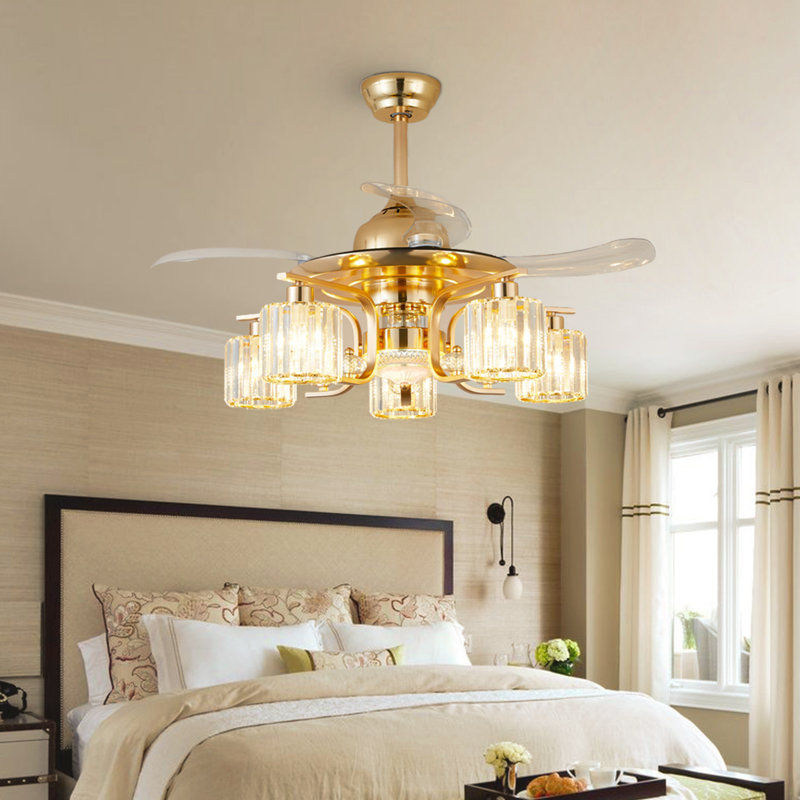 Ventilateur de plafond avec 5 lumières Isco, 42.51"