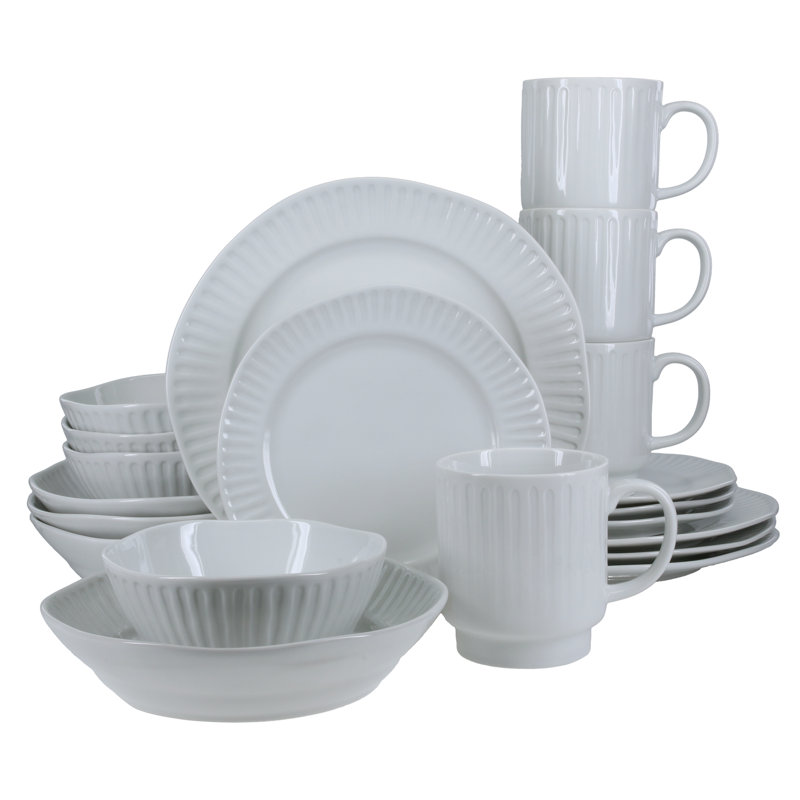 20-Piece Dinnerware Set With Mugs