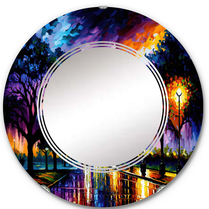 Miroir mural Raeyana, 24 po x 24 po
