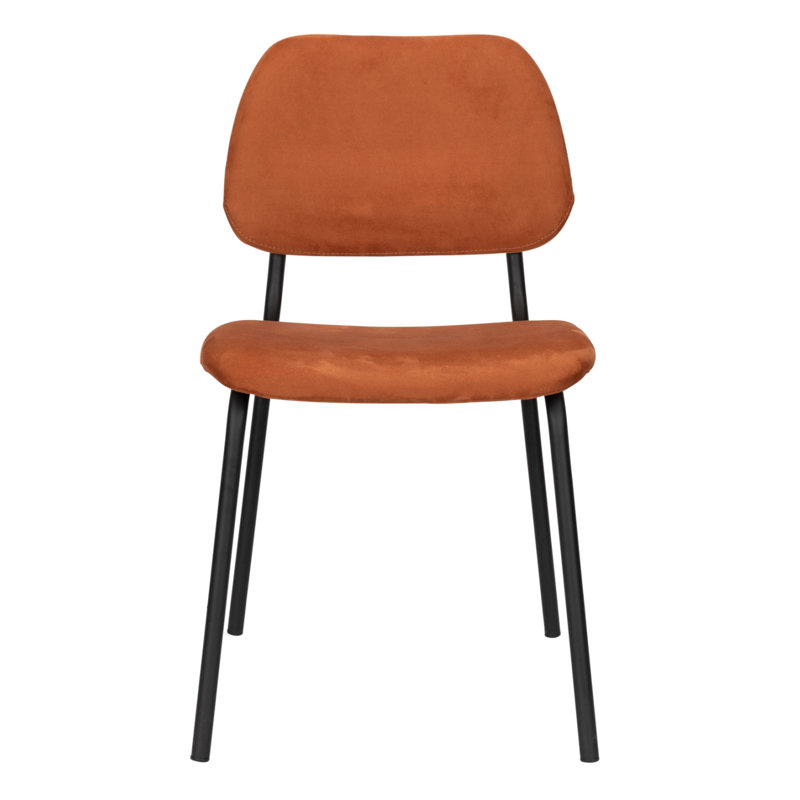 Darby Upholstered Dining Chair, Brown
