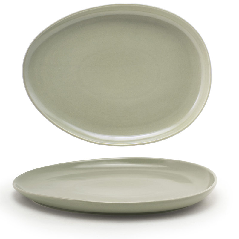 Tides™ 13" Low Dinner Plate, Pumice