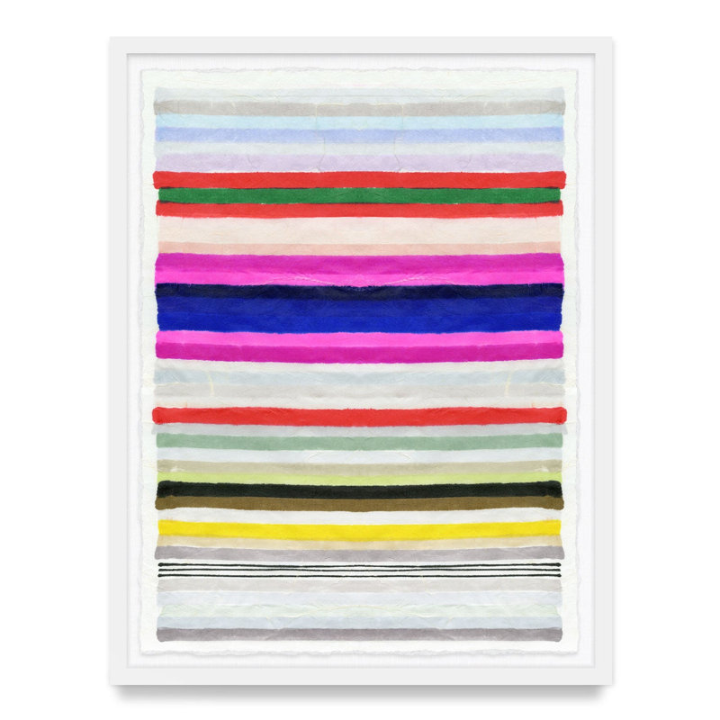Chromatic Harmony #3 By Kristi Kohut, White Wood, 18" H x 24" W