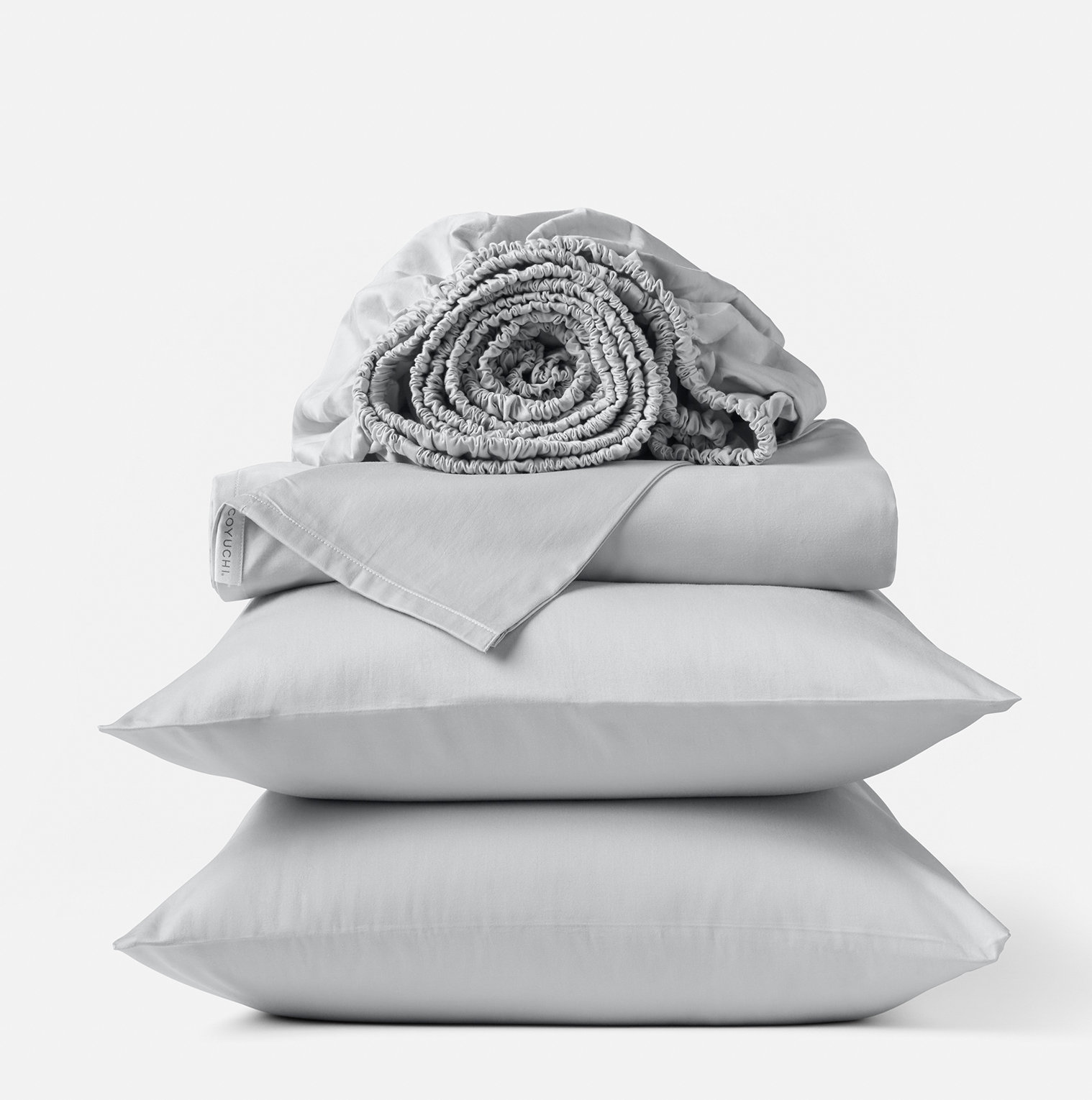Cloud Soft Sateen 100% Cotton Sateen Sheet Set, Queen Sheet Set with 2 Pillowcases, Seal