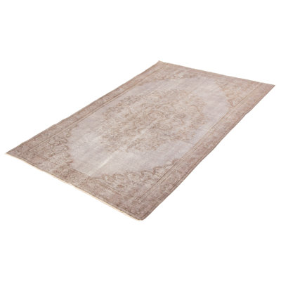 Natea One-of-a-Kind 5'9" X 9'6" 2000s Wool Area Rug in Grey