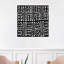 Mudcloth Black Geometric Design VII by Ellie Roberts - Wrapped Canvas Print-906803146